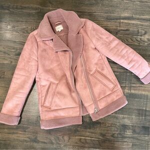 Pink bomber jacket